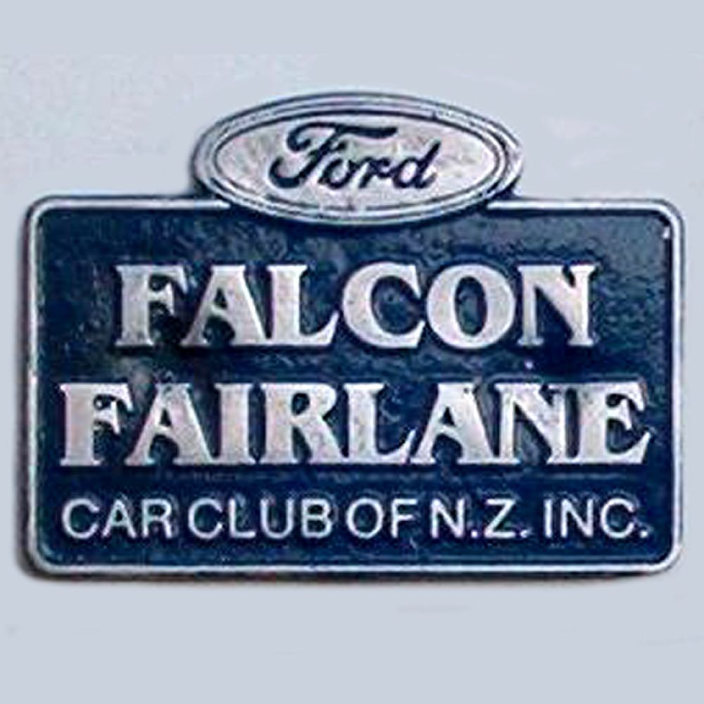 Ford Falcon & Fairlane Car Club of N.Z. car badge